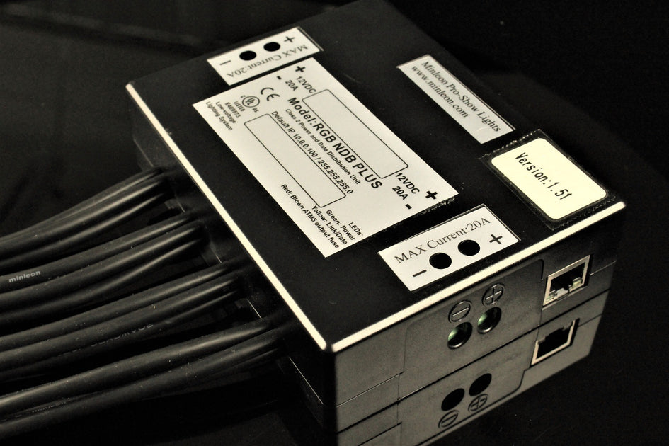 Minleon NDB+ (Network Distribution Board) RGB Pixel Light Controller ...